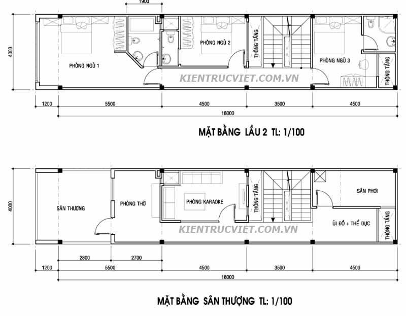 Nhà mặt tiền 4m