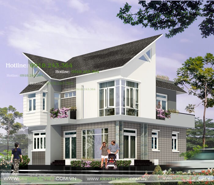 1543 Biệt thự 2 tầng