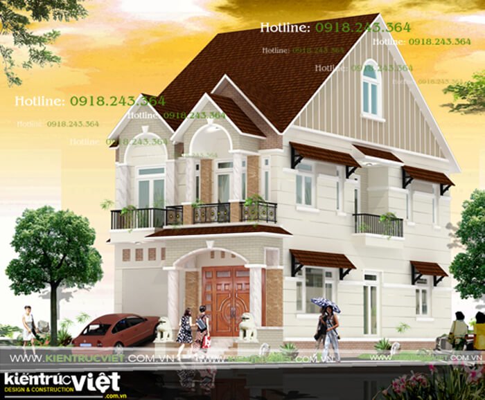 1545 Biệt thự 2 tầng