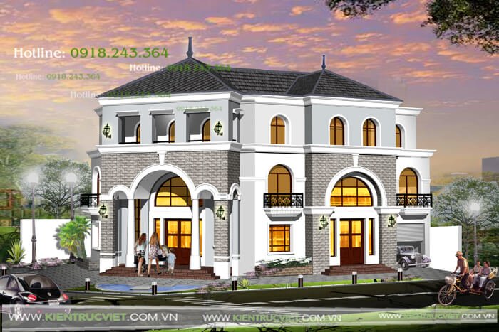 1550 Biệt thự 2 tầng