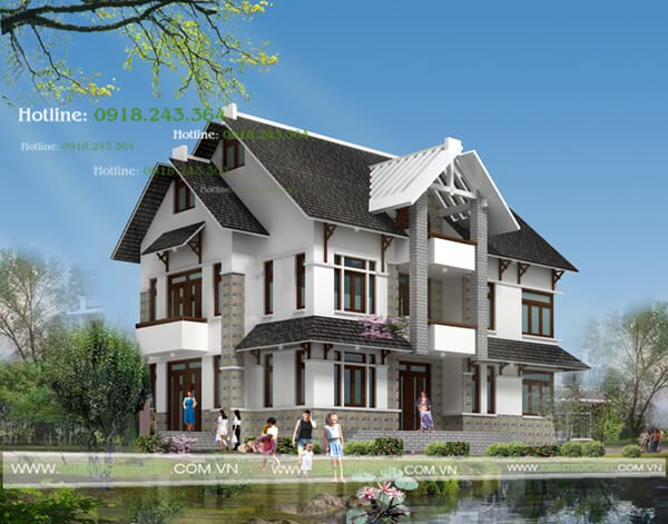 1749 mẫu biệt thự 1 trệt 1 lầu