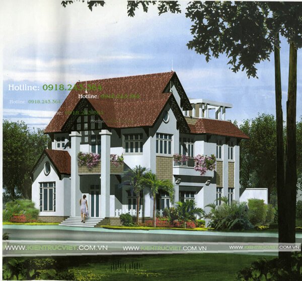 1754 mẫu biệt thự 1 trệt 1 lầu