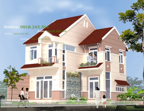 1756 mẫu biệt thự 1 trệt 1 lầu