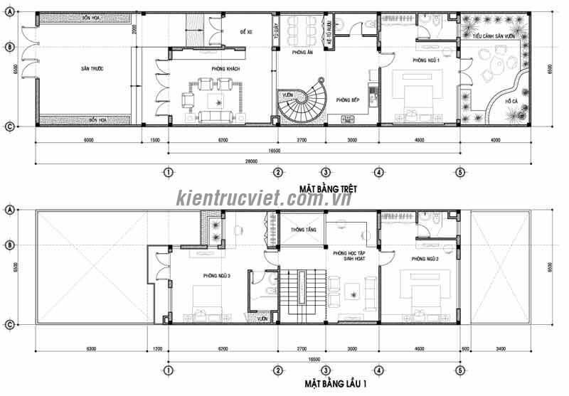 biệt thự 6m