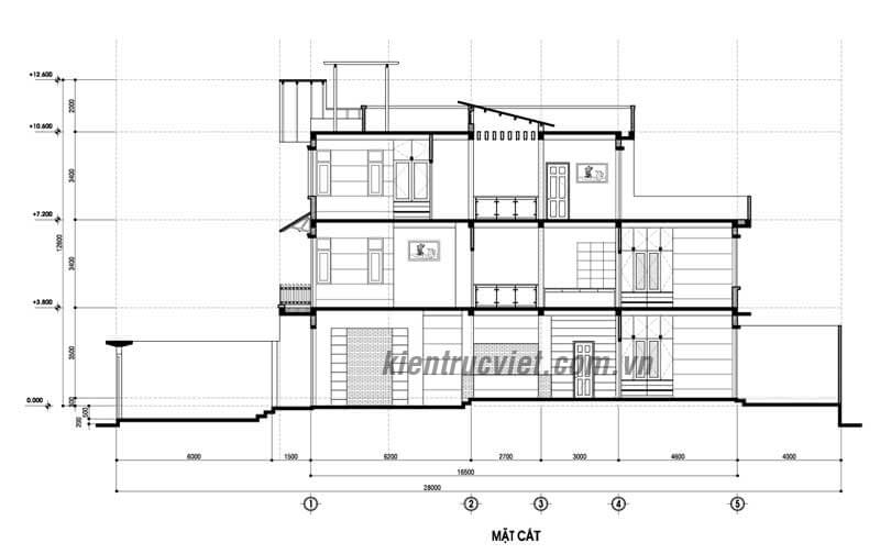 biệt thự 6m