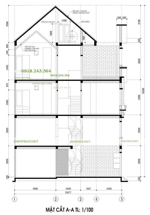 Biệt thự 2 mặt tiền 6m * 12m