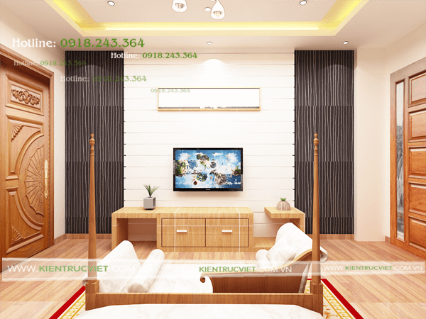 phòng ngủ nhà phố 4 tầng 5x20