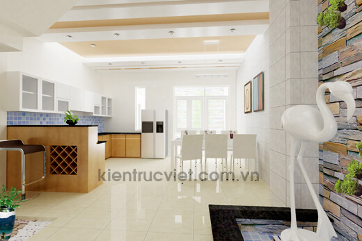 2154 phòng bếp nối liền phòng khách