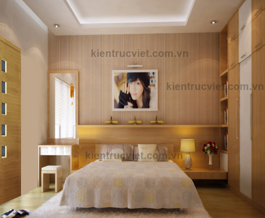 nội thất phòng ngủ Nhà mặt tiền 5m dài 14m Quận 8
