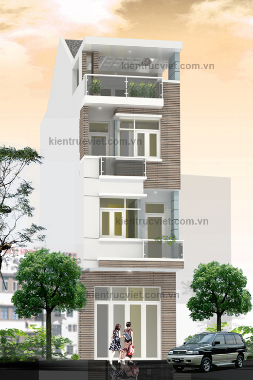 Nhà mặt tiền 5m dài 14m Quận 8