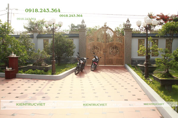 thi công hoàn thiện biệt thự 2 tầng