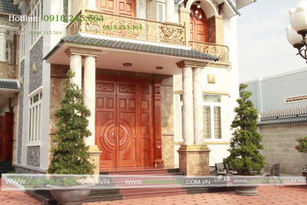 thi công hoàn thiện biệt thự 2 tầng