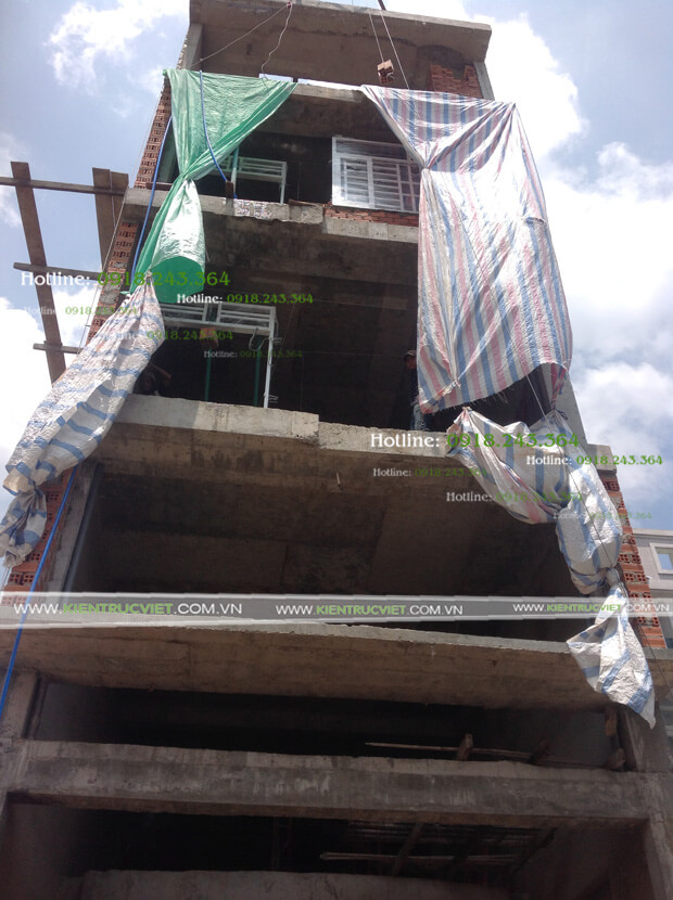 thi công nhà 4 lầu