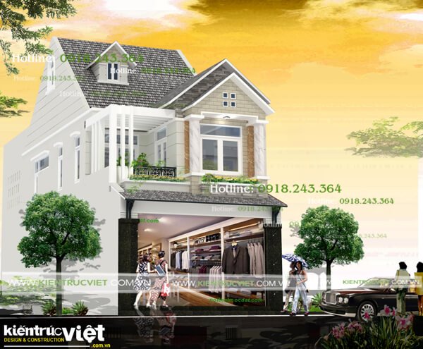 Biệt thự 1 tầng, Biệt Thự 7m