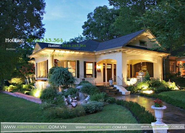 biệt thự trệt phương tây