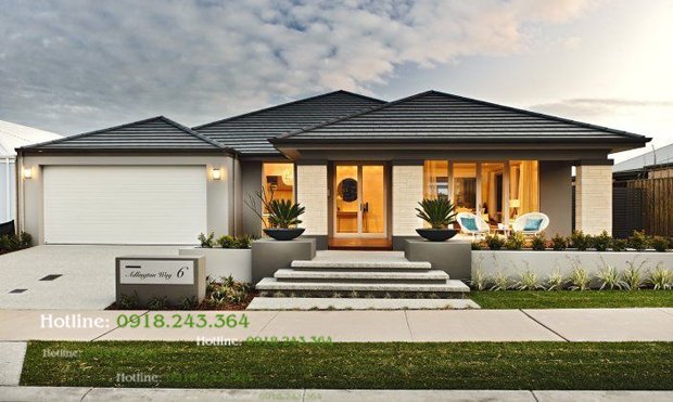 biệt thự trệt phương tây