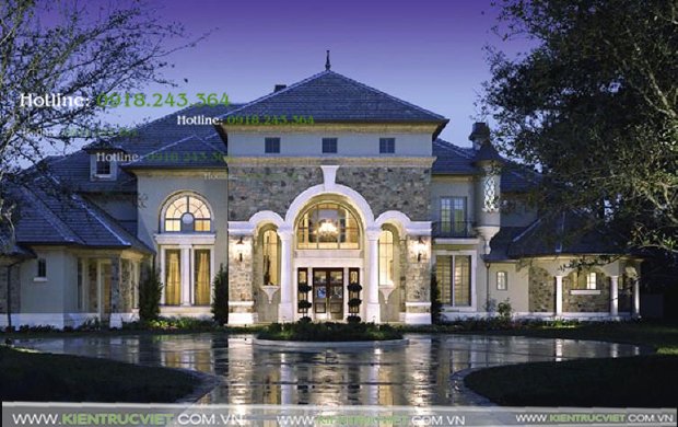 biệt thự trệt phương tây