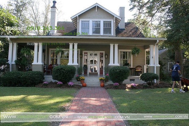 biệt thự trệt phương tây