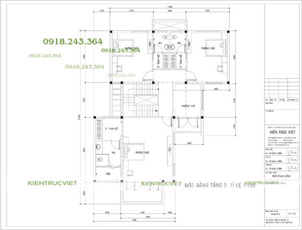 Thiết kế biệt thự hai mặt tiền 1 lầu - Mặt bằng thiết kế kiến trúc.