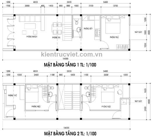 Nhà phố 4mx13m 2 tầng