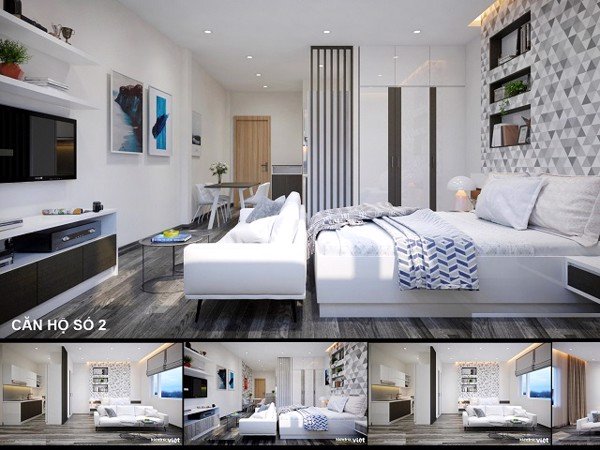 noi that phong o co tolet va bep trong phong