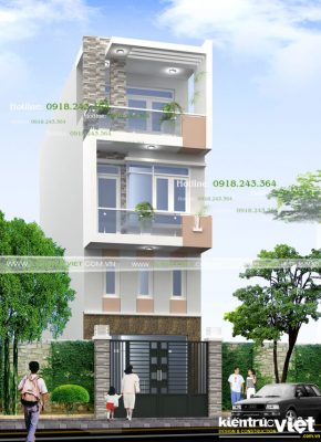 thiết kế nhà nhỏ 4mx16m