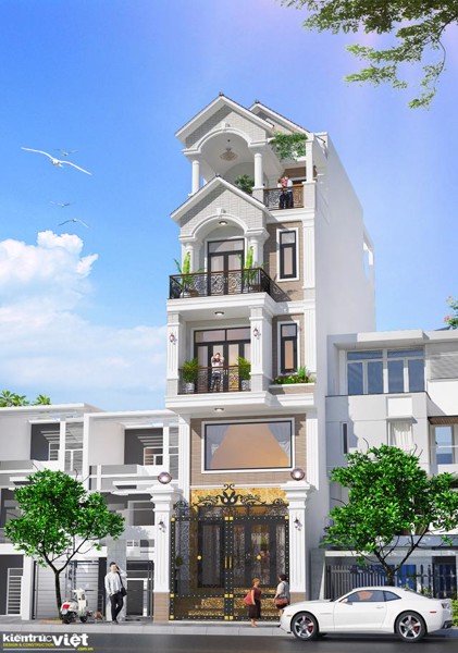 nha pho 4 tang ngang 5m