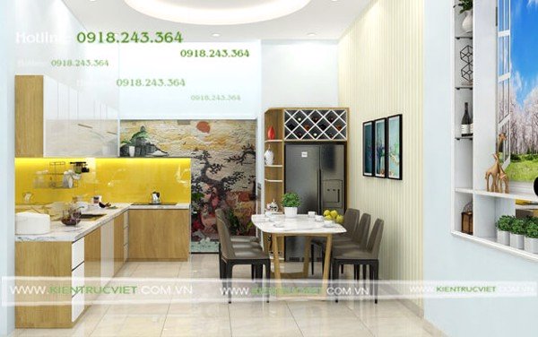 khong gian bep hien dai