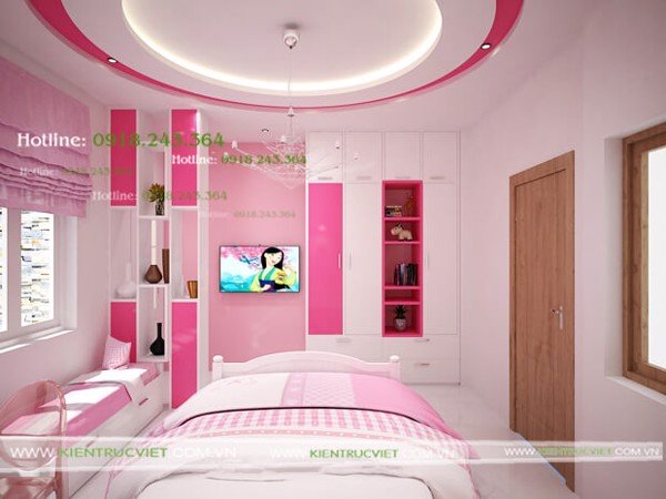 Phòng ngủ bé gái