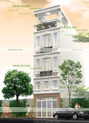 nhà phố 4mx12m 3 tầng