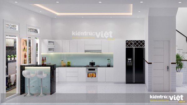 khong gian bep hien dai