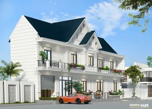 nhà 2 tầng ngang 20m sâu 5m