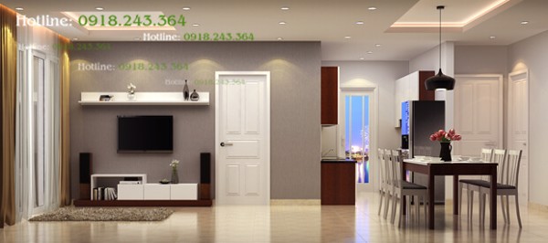 Mặt bằng căn hộ 2 phòng ngủ