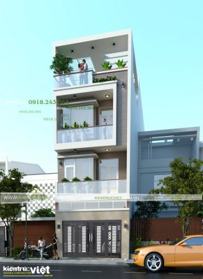 nhà phố 5mx18m 4 tầng