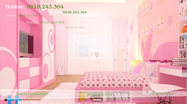 phòng ngủ baby Nhà phố 5mx20m 4 tầng