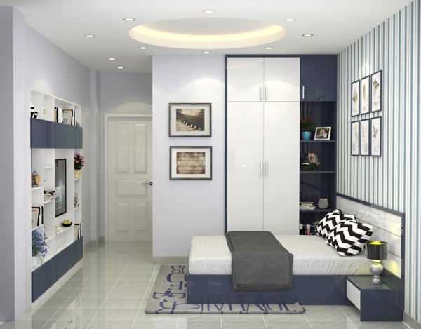 25 triệu thi công trọn gói nội thất phòng ngủ 20m2.