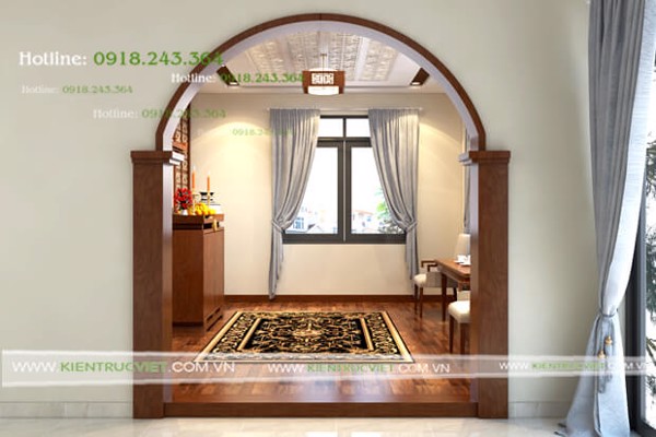 Nhà Biệt Thự Vườn, Bình Dương - Nội thất phòng thờ