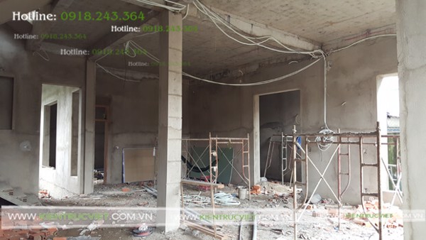 Thi công và hoàn thiện nội thất nhà biệt thự vườn, Bình Dương