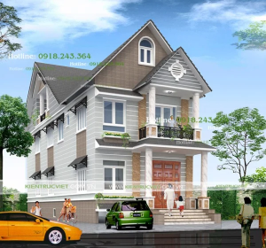 nhà 2 tầng 7m*16m