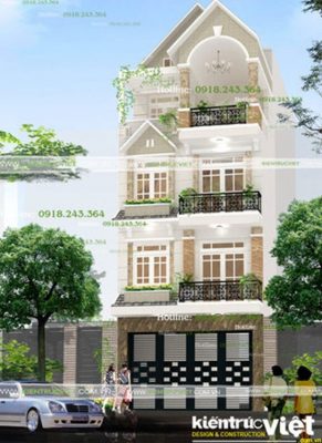 nhà phố 6m*17m 4 tầng