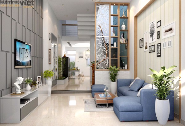 Thiết kế nhà lệch tầng 4x14, nhà phố 3 tầng hiện đại 2017