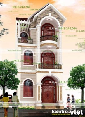 thiết kế nhà rộng 6m dài 20m 