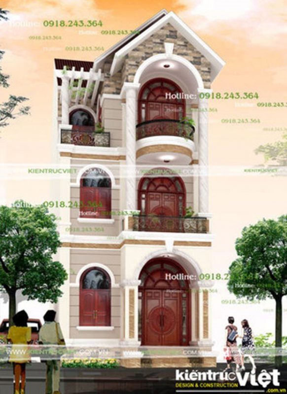 thiết kế nhà rộng 6m dài 20m
