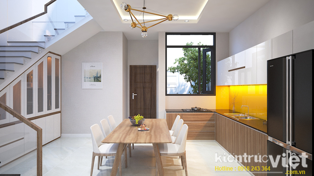 không gian phòng bếp