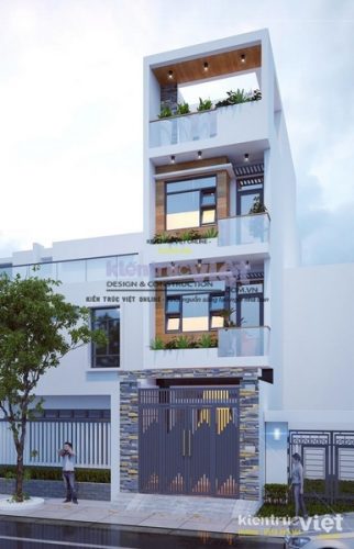 nhà phố 4 tầng đẹp