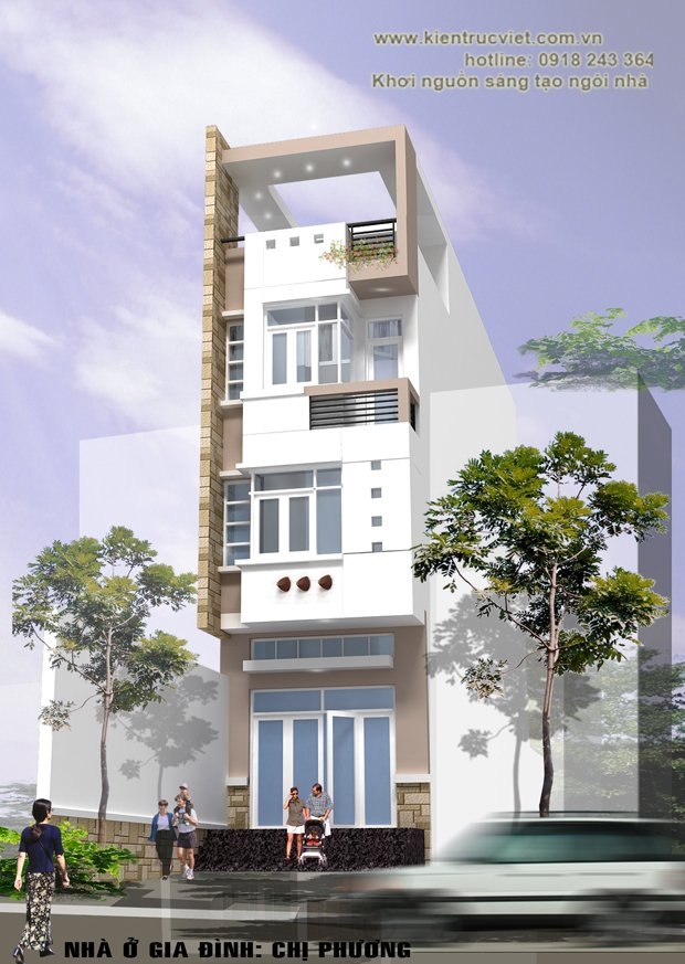 bản vẽ nhà phố đẹp