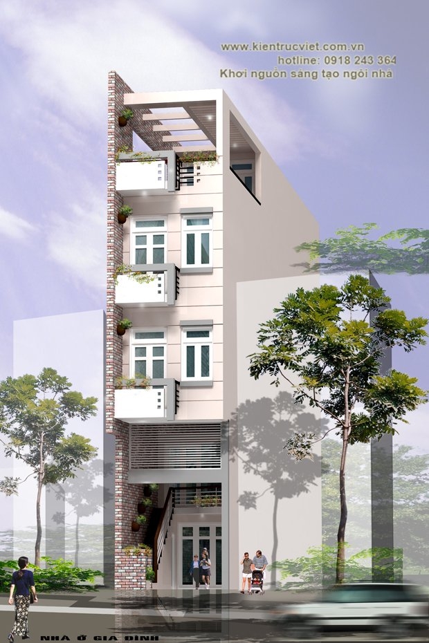 mau nha pho hien dai