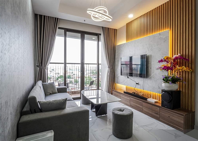 nội thất phòng khách căn hộ D’LUSSO