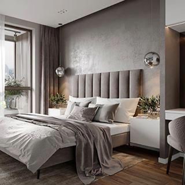 Nội thất phòng ngủ căn hộ 3 phòng ngủ D’LUSSO quận 2
