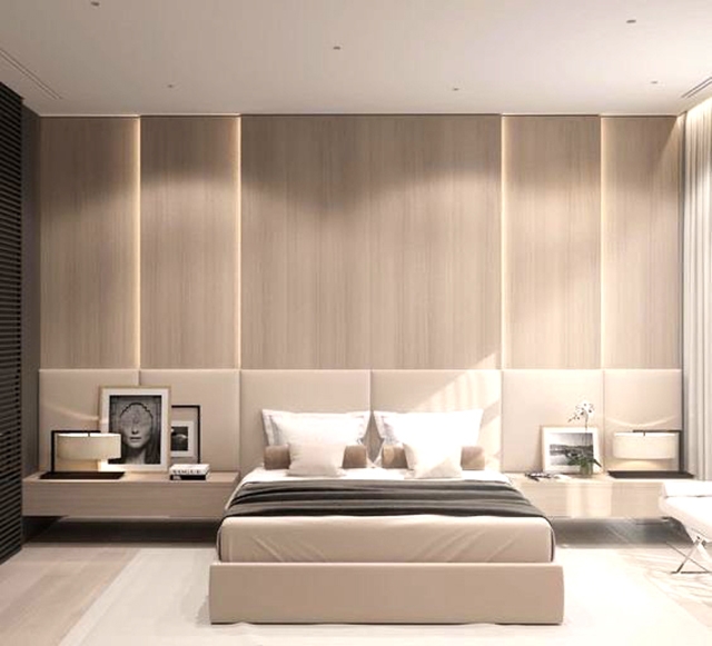 Nội thất phòng ngủ căn hộ 3 phòng ngủ D’LUSSO quận 2